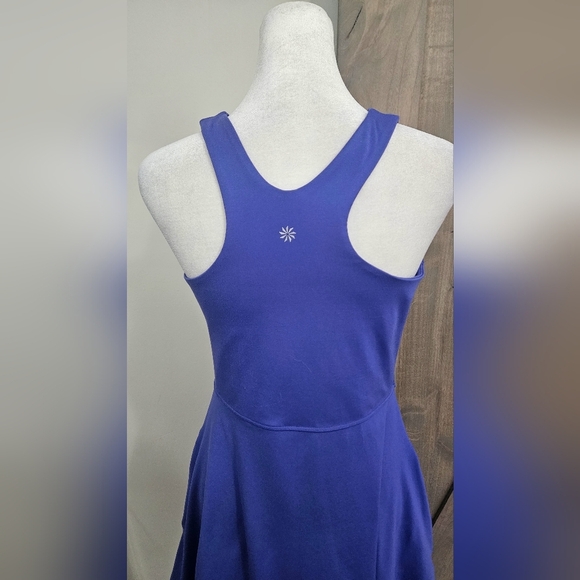 ATHLETA Conscious Athletic Halter Dress in Lazurite Blue. Size Small - Picture 15 of 16